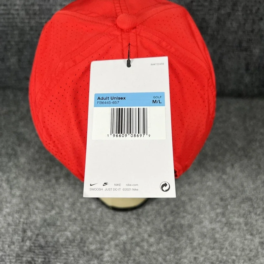 Paris 2024 Olympics Hat Cap Fitted Mens‎ Large Red Golf Nike Coca-Cola Dri Fit